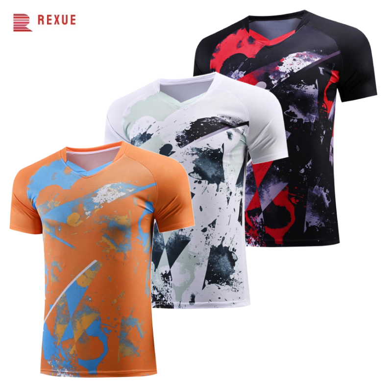Table Tennis Jersey - Koszulka do tenisa stołowego z dekoltem