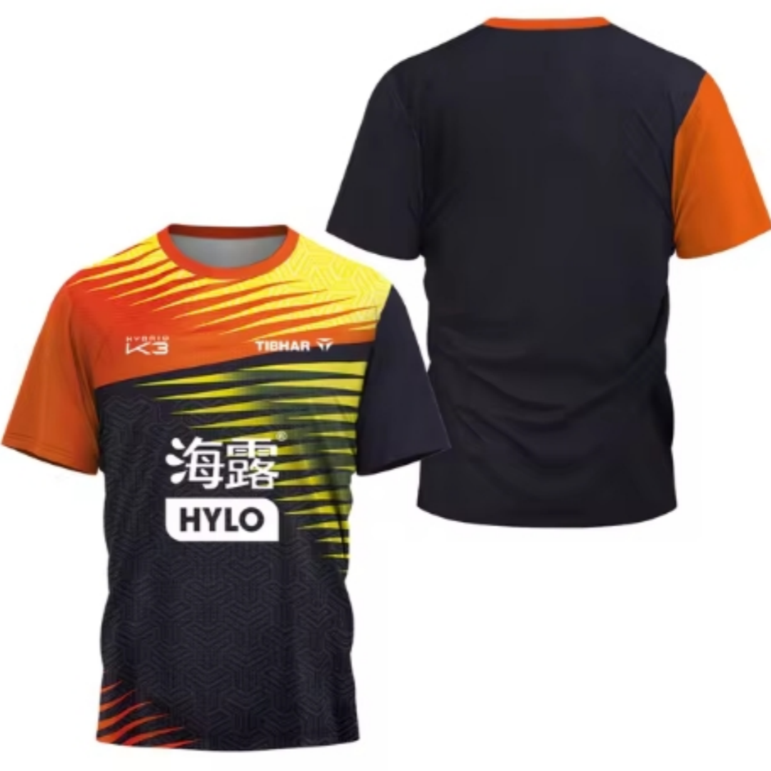 Table Tennis Jersey - 2024 letni nowy trójkątny fragment męski