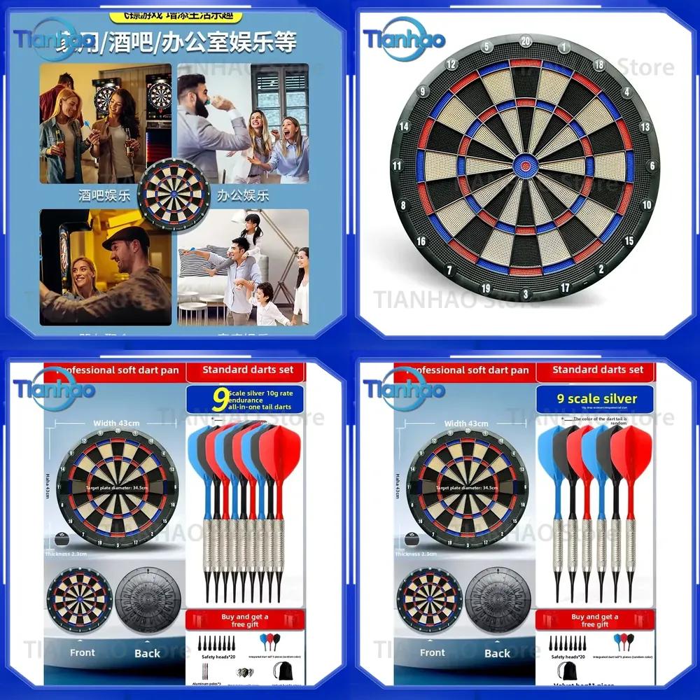 Practice Target Board - Miękka tarcza do darta, zestaw domowy