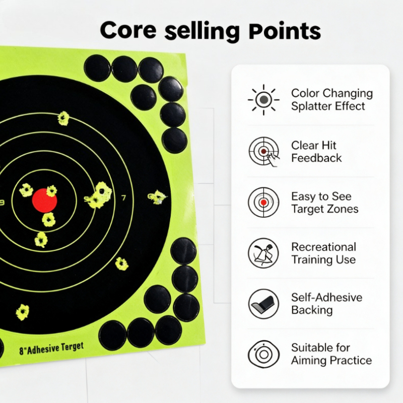 Practice Target Board - 50 szt./100 szt./150 szt./200 szt./250 szt.