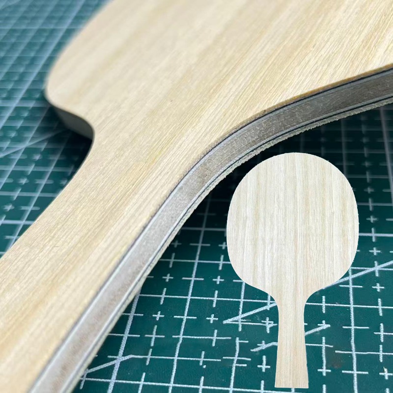 Table Tennis Custom Bat - 9-warstwowa, pogrubiona rączka do tenisa stołowego