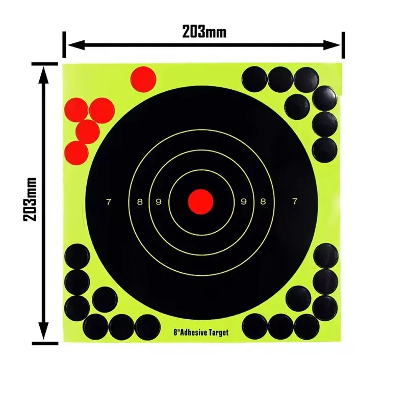 Practice Target Board - 2W-100PCS 8-calowe naklejki na cele z