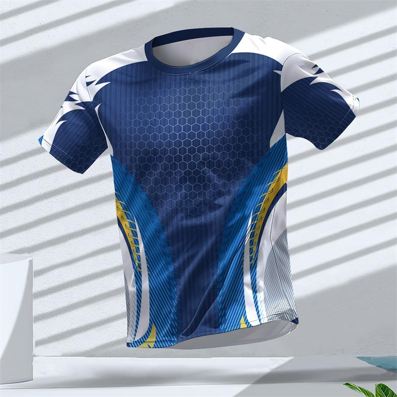 Geometryczne grafiki, koszulki – Table Tennis Jersey recenzja i cena