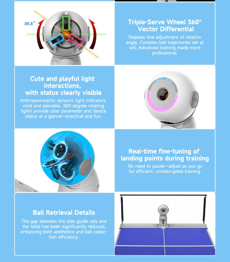 Ulepszona Wersja Elektryczny I – Table Tennis Robot recenzja i cena